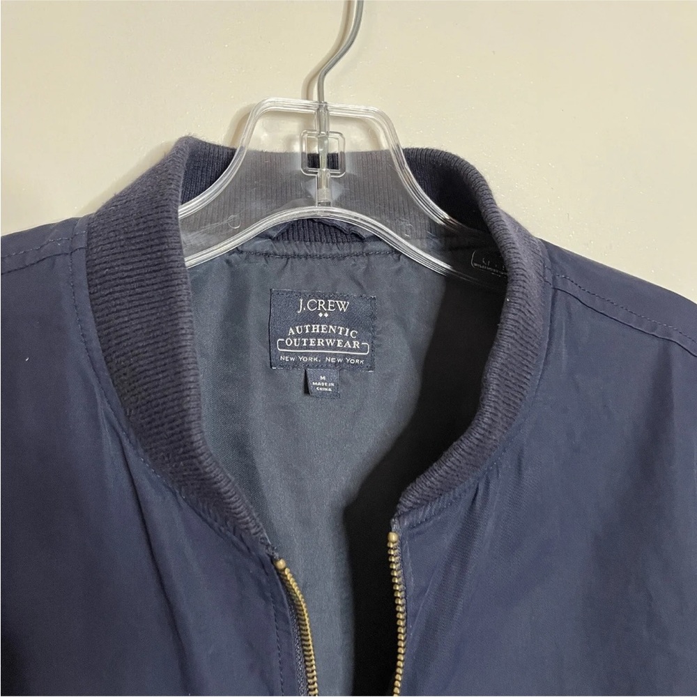 J Crew Jacket Mens Blue Basic Size Medium - image 3